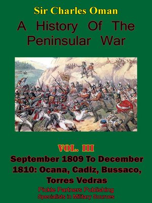 cover image of A History of the Peninsular War, Volume III: September 1809 to December 1810